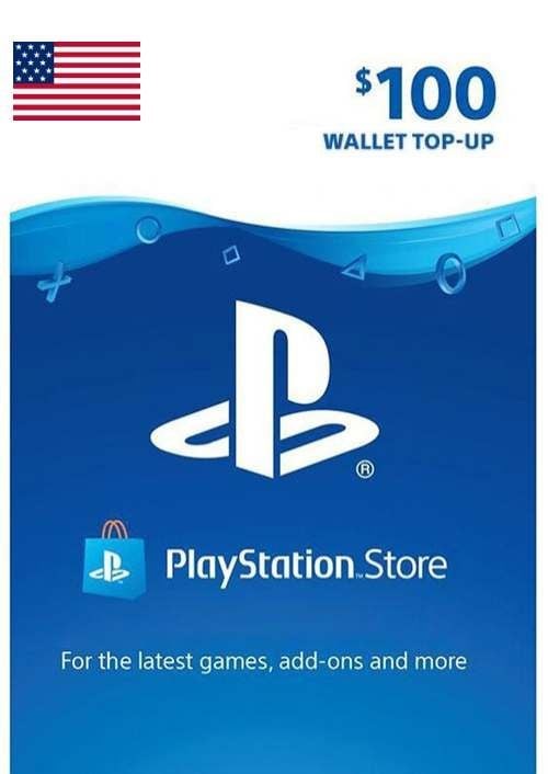 Обложка 🔥PSN Playstation Network 100$ США Быстрая доставка🔥