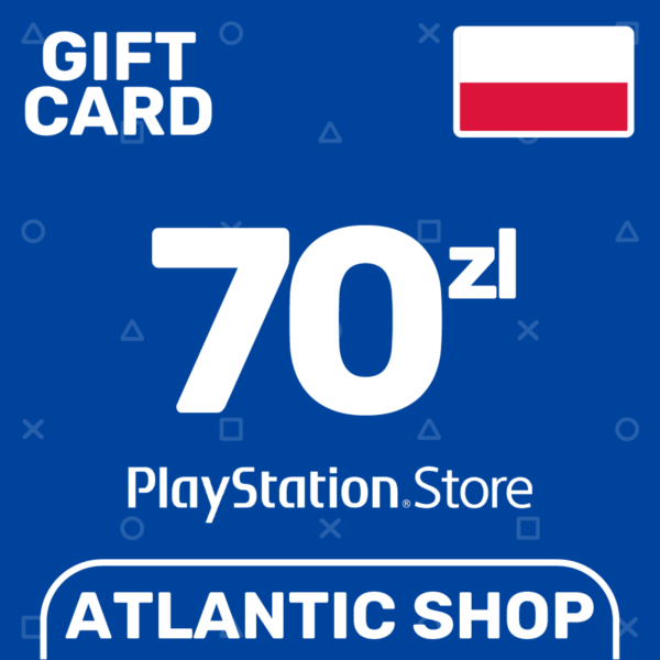 ⭐ Карта Пополнения PSN 70 Злотых (PLN) Польша