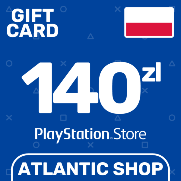 ⭐️Карта Пополнения PSN 140 Злотых (PLN) Польша