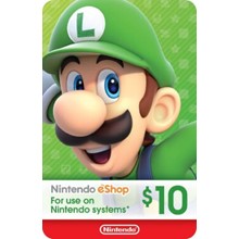 Подарочная карта Nintendo 🔥 на 10 долларов США
