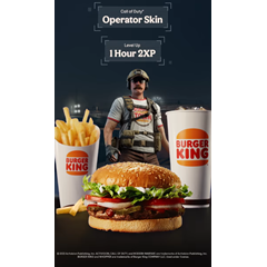 Burger Town Operator Skin ✅ 1h 2XP Boost ✅ COD MW II