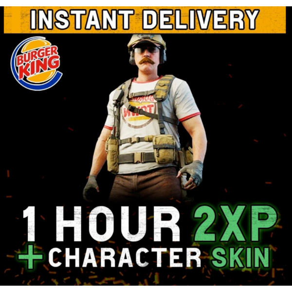 COD MW II Burger Town Operator Skin 1h 2XP Boost