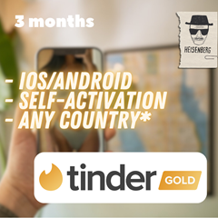 🔑ПРОМОКОД 🌼TINDER GOLD [3 месяца] 🌐ВЕСЬ МИР