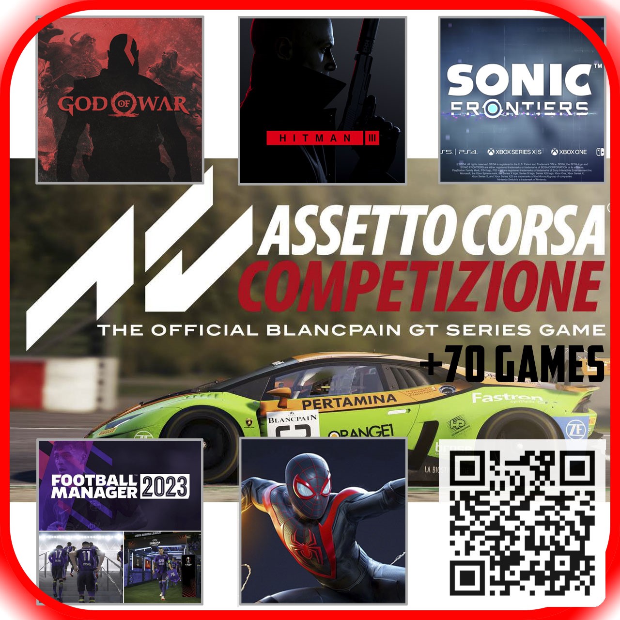 Купить ❤️Assetto Corsa Competizione❤️Game Pack🌍No RENT✓ на GameCone!