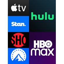 HBO MAX HULU NO ADS PARAMOUNT STAN APPLE TV+ SHOWTIME