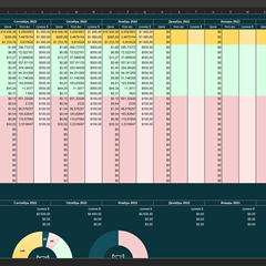 Учёт криптовалютного портфеля в Excel на 30 монет