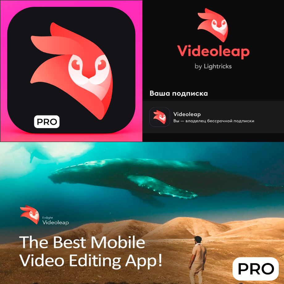 Скриншот 📷 Videoleap PRO НАВСЕГДА НА iPhone ios AppStore + 🎁