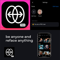 ⚡ Reface Face Swap AI Generator PRO iPhone ios AppStore