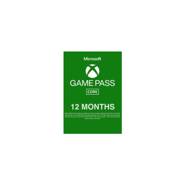 XBOX LIVE GOLD(Game Pass Core) 12 месяцев