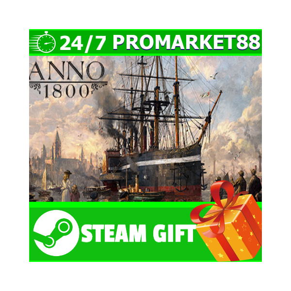 ⭐ ВСЕ СТРАНЫ+РОССИЯ⭐ Anno 1800 Steam Gift