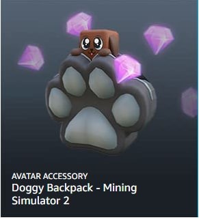 Скриншот 🔑❤️⭐Roblox key⭐Roblox: Doggy Backpack - Mining Si✨🌍🉐