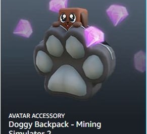 Обложка 🔑❤️⭐Roblox key⭐Roblox: Doggy Backpack - Mining Si✨🌍🉐