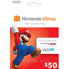 NINTENDO ESHOP CARD 50$ USD ✅(USA)