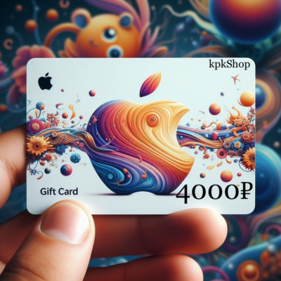 🎟📱Подарочная карта Apple 4000руб (код AppStore 4000)