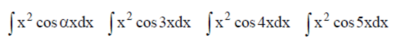 Решенный интеграл вида ∫x^2cos(αx)dx