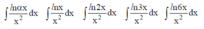 Решенный интеграл вида ∫lnαx/x^2dx