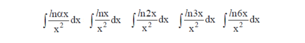 Решенный интеграл вида ∫lnαx/x^2dx