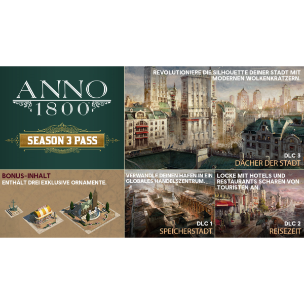 Anno 1800 Season 3 Pass UBI KEY
