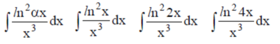 Решенный интеграл вида ∫ln^2(αx)/x^3dx