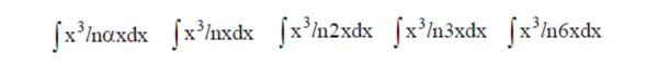 Решенный интеграл вида ∫x^3lnαxdx