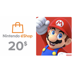 🔥Nintendo eShop Gift Card 20$ - USA🇺🇸 (Моментально)