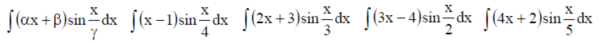 Решенный интеграл вида ∫(αx+β)sin(x/γ)dx