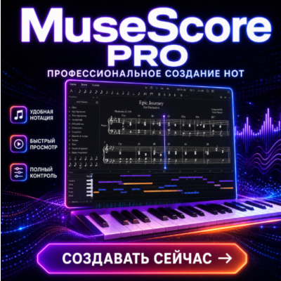 MuseScore PRO счёт 7 дней гарантия