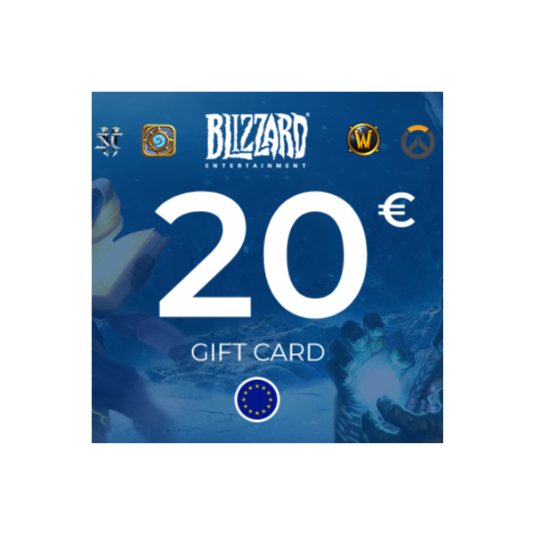 20 EUR Blizzard Gift Card [EU/TR] (Official KEY)