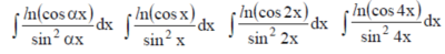 Решенный интеграл вида ∫ln(cosαx)/sin^2(αx)dx