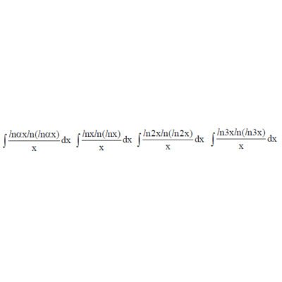Решенный интеграл вида ∫ln(αx)lnln(αx)/xdx