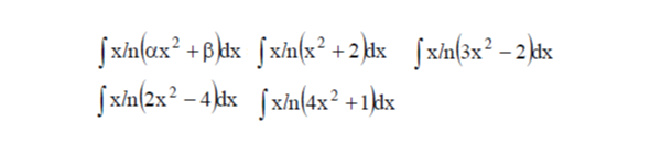 Решенный интеграл вида ∫xln(αx^2+β)dx