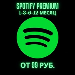 1/3/6/12 МЕСЯЦ 🟢SPOTIFY ПРЕМИУМ ⚡️глобальный