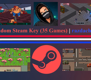 Обложка 🔑Случайный Steam ключ {35 Games/Global} + Подарок🎁