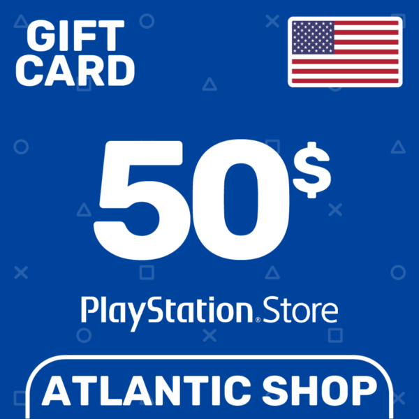 ⭐ Карта Пополнения PSN 50$ (USD) США