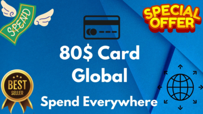 💵80$ Card Global🌎All Services/Subscriptions/Others✅⭐️