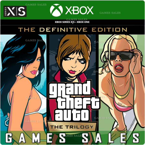 GRAND THEFT AUTO: THE TRILOGY 3 ИГРЫ XBOX КЛЮЧ