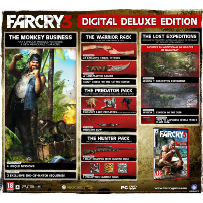 Far Cry 3 Deluxe Edition Ubisoft Key Region Free
