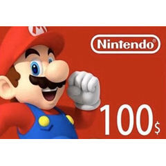 NINTENDO ESHOP CARD 100$ USD✅(USA)