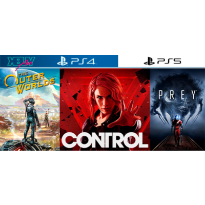 The Outer Worlds / Prey / Control | PS4 PS5 |