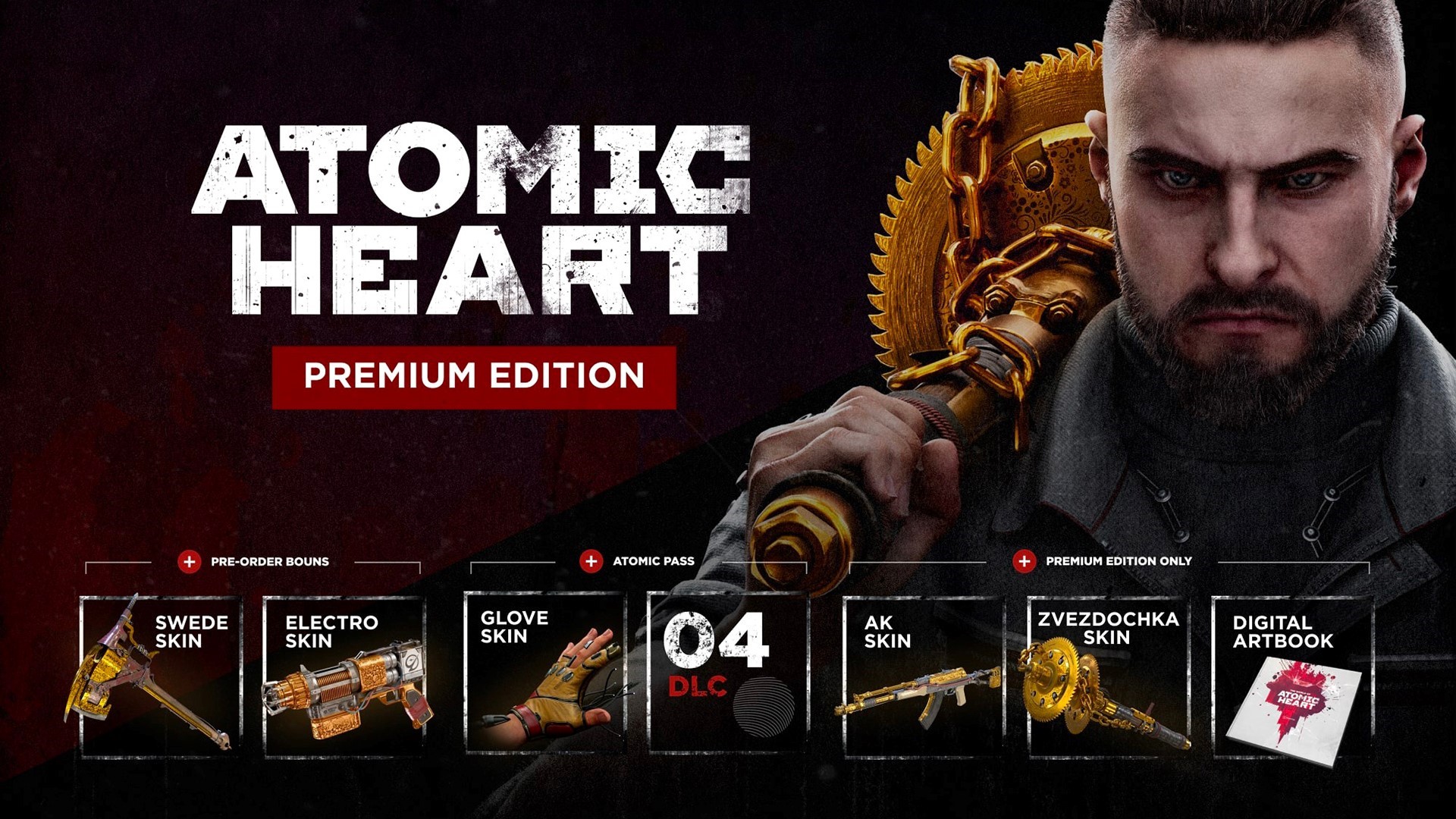 Купить 💥Atomic heart PREMIUM + 4 DLC (Гарантия+Поддержка) +🎁 за 499 ₽!