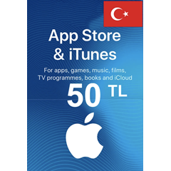 🍏iTunes & App Store Gift Card 50 TL Турция Моментально