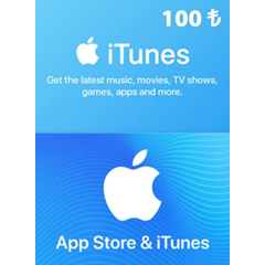 🍏iTunes &App Store Gift Card 100 TL Турция Моментально