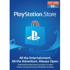 🔥Playstation Network PSN🔥 Gift Card 50$ - США Быстро