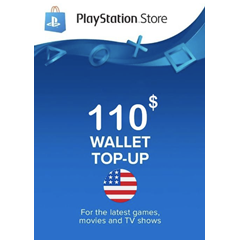 🔥Playstation Network PSN🔥 Gift Card 110$ - США Быстро