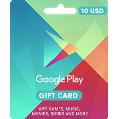 ✅Google Play ✅Gift Card 10 $ USD (USA🇺🇸)Моментально