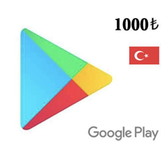 🔥Google Play 🔥Gift Card 1000 TL Турция🇹🇷Моментально