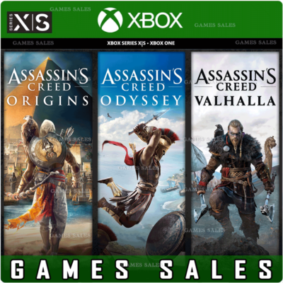 ✅ASSASSIN´S CREED НАБОР:VALHALLA+ODYSSEY+ORIGINS🔑XBOX