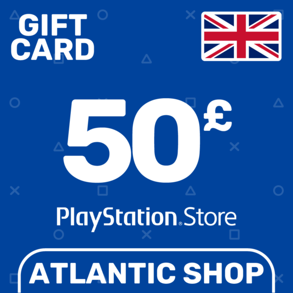 ⭐ Карта Пополнения PSN 50 Фунтов (GBP) Великобритания