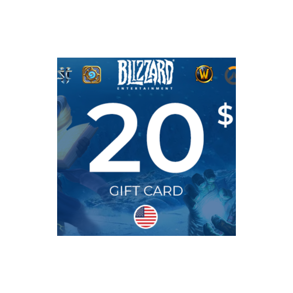 20 USD Blizzard Gift Card [USA] (Official KEY)
