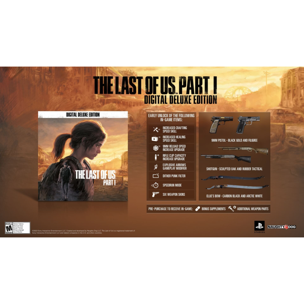 Купить ключ THE LAST OF US PART I (1) DELUXE РОССИЯ и СНГ 💳STEAM за ...